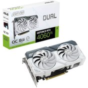 Resim Asus NVIDIA GeForce RTX 4060 Ti Dual OC White DUAL-RTX4060TI-O8G-WHITE 8 GB GDDR6 128 Bit Ekran Kartı 