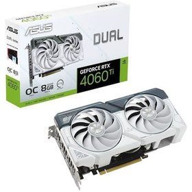Resim Asus NVIDIA GeForce RTX 4060 Ti Dual OC White DUAL-RTX4060TI-O8G-WHITE 8 GB GDDR6 128 Bit Ekran Kartı 