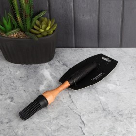 Resim Çılgıntrend Silikon Bambu Saplı Siyah Fırça 