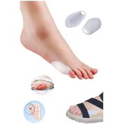 Resim Silikon Ayak Serçe Parmak Bunyon Kemik Koruyucu Yastık 