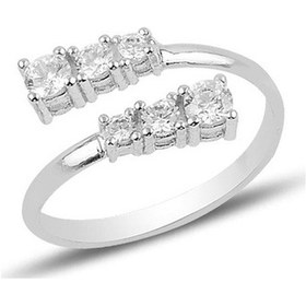 Resim Gümüş Ayarlamalı Pırlanta Modeli Yüzük 