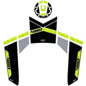 Resim GP Kompozit CF Moto 450 MT 2024 Uyumlu Tank Pad Siyah 