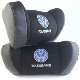 Resim Volkswagen Oto Boyun Yastığı 2'li Siyah 