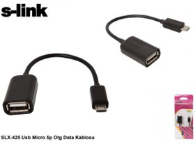 Resim S-link SLX-425 Usb Micro 5p Otg Data Kablosu 