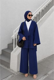 Resim bellura Önden Bağlamalı Kimono Takım 
