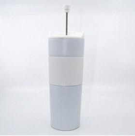 Resim MİSSCAFE French Press Çelik Termos 