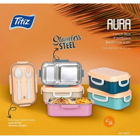 Resim Titiz Plastik Titiz Aura Lunch Box Çelik Yemek Kabı 