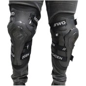 Resim Wogen Karbon Koruyucu Motosiklet Dizlik Siyah 