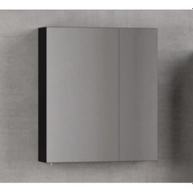 Resim Denko More 80 Cm Aynalı Banyo Dolabı Üst Modülü Siyah 