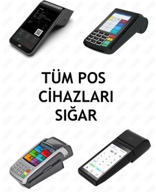 Resim LUGMO Suni Deri Pos Cihazı Çantası Su Geçirmez 