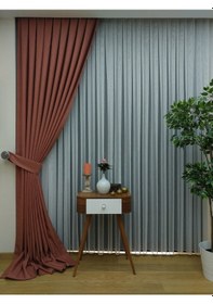 Resim Evdepo Home Keten Kiremit Fon Perde Tek Kanat (518568828) Kiremit 