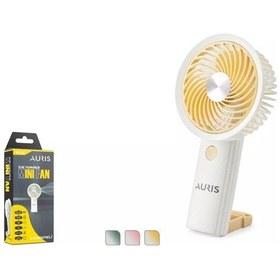 Resim Auris Arsfn20 3 Kademeli Taşınabilir El Fanı Ve Masa Üstü Standlı - Beyaz 