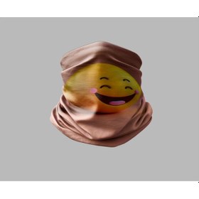 Resim Smile Tasarımlı Motorcu Buff Maske Outdoor Boyunluk Unisex Bandana Siyah 