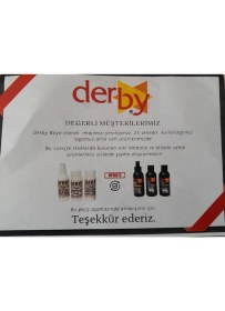 Resim Derby Direksiyon Boyası Deri Döşeme Boyası 2'li Set Standart Renkler 