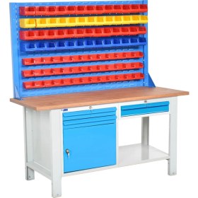 Resim Star Çelik Atölye Çalışma Tezgahı (1600 x 720 x 830-930/1844 mm) 