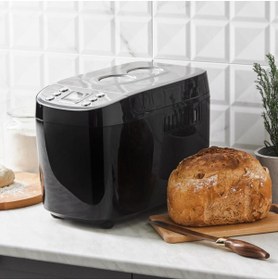 Resim Karaca Hamur Yoğurma ve Ekmek Yapma Makinesi Inox, 1500 g, 45 Farklı Tarifli Kitapçıklı, Zamanlayıcılı 