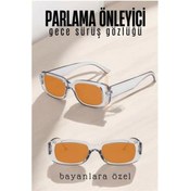 Resim teknodayım BFS Parlama Önleyici Gece Sürüş Görüş Gözlüğü Sis Far Işık Önleyici Anti-Fog G 
