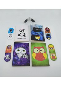 Resim Giftsturkiye Cep Defteri Ve Kitap Ayracı Sevimli Hayvanlar 