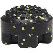 Resim Actifoam Twister Semi Massage Ball Twister Yarım Masaj Topu Twistersemi Siyah - Sarı 