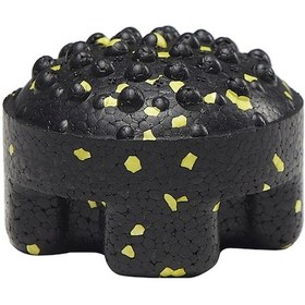 Resim Actifoam Twister Semi Massage Ball Twister Yarım Masaj Topu Twistersemi Siyah - Sarı 