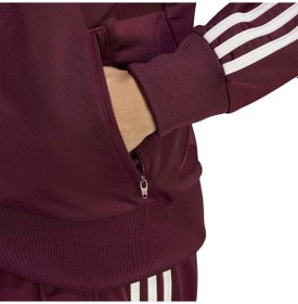 Resim Maroon/owhıte Adidas Kadın Günlük Eşofman Üstü Fb Tt Loose Kd1326 Bordo 