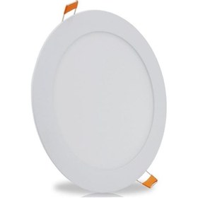 Resim ACK 6 W Led Panel- Sarı Işık 4000K- Yuvarlak-Beyaz-S/A-AP01-00610 