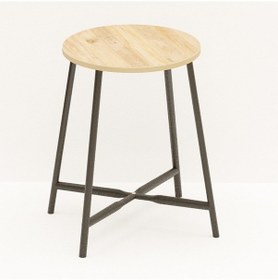 Resim Tabure Sandalye Mutfak Sandalyesi Çam 1477 