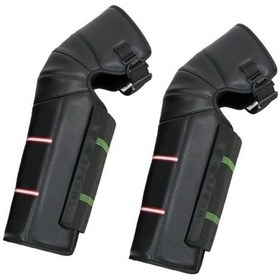 Resim Motocyklet Rüzgar Geçirmez Kollar Koruyucu Pu Cilt Siyah,kırmızı,mavi 