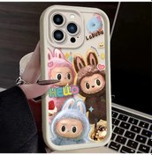 Resim Güzel Labubu Macaroon Telefon Kılıfı Için Iphone 16 15 14 13 12 11 Pro Max Xs Max 7 For İphone Uyumlu 15 Pro Max 7 