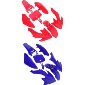 Resim Wetnwind Crf Crf 125CC Ssr Pro Dirt Bike, Kırmızı+Mavi Için Plastik Kaplama 