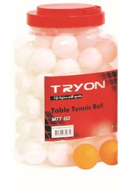 Resim Tryon MTT-60 Kutulu Turuncu Masa Tenisi Topu 60'lı 