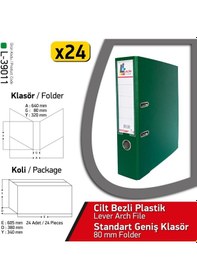 Resim Laçin Klasör Yeşil Geniş 24 Adet 1 Koli 