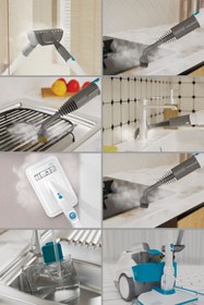 Resim Black Decker BHSMP2314-QS 2300W Basınçlı Buharlı Temizleyici – 14 Aksesuarlı, Çok Amaçlı Temizlik 