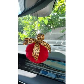 Resim Oasis Life Dikiz Ayna Süsü Kırmızı Leopar Seri 