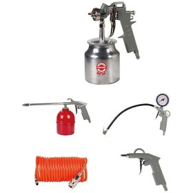 Resim Gfb 5605 Kopmresör Tabanca Seti 5 Parça 
