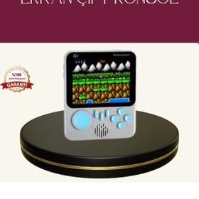 Resim Cosmotex Şarjlı 3.5 İnç Retro Oyun Konsolu 