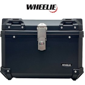 Resim Xt577-b 55 Litre Motosiklet Arka Çanta Siyah Su Geçirmez Abs Üniversal Siyah 