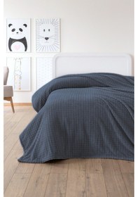 Resim Tek Kişilik Wellsoft Battaniye - Yumuşak, Polar, Peluş Battaniye - 160x210 Cm Fume Füme 