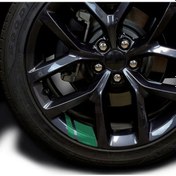 Resim 6 Adet-yeşil-6 Adet Sticker Yansıtıcı Jant Uyarı Çıkartmaları Hash Mark Şerit Yarış Direksiyonu Hub Çıkartmaları 