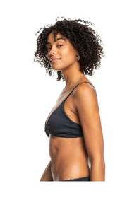 Resim Roxy Roxy Rib Roxy Love The Surf Knot Kadın Siyah Bikini Üst Kvj0 Siyah 