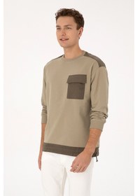Resim U.s. Polo Assn. Erkek Açık Haki Sweatshirt 50316401-vr183 Acık Hakı 