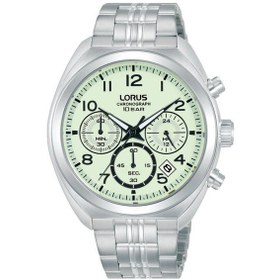 Resim Lorus Rt393kx9 Quartz Çelik Gri Yeşil Kadran 41 Mm Erkek Kol Saati Gri 