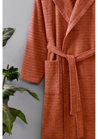 Resim Kapüşonlu Bornoz Doğa Kiremit L/xl Kiremit 