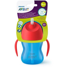 Resim Avent Yumuşak Uçlu Bardak Mavi 200 ml 9 Ay+ 