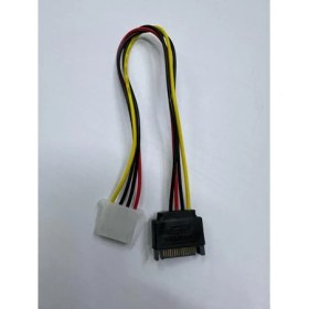 Resim Keepro Erkek Sata Dişi Molex Sata Erkek Power Molex Dişi Kablo 30 cm Erkek Sata Power Dişi Molex Power Kablo 