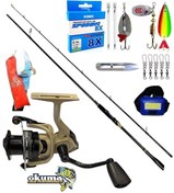 Resim Okuma Outrax 3000 274cm 8-42gr Oslo Zen Pro Turna Spin Olta Takımı Seti 270 Cm 