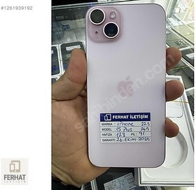 Resim Apple iPhone 15 Plus İkinci El TR | 128 GB | Pembe 