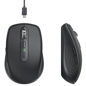 Resim Logitech MX Anywhere 3S Sessiz Kompakt Kablosuz Mouse, 8.000 DPI Sensör ile Tüm Yüzeylerde Kullanım, MagSpeed Elektromanyetik Kaydırma Özelliği, USB C, Bluetooth, Windows PC, Linux, Chrome, Mac, Siyah 