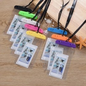 Resim Chaoduo Shop Rastgele Stil Kayışlı Floresan Mühürlenebilir Su Geçirmez Yüzme Çantaları Şeffaf Pvc Kuru Kılıfı Koruyun 3.5-Mart Telefon Plaj Çantası (Yurt Dışından) 