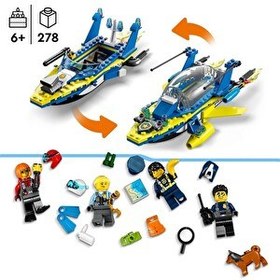 Resim LEGO City Su Polisi Dedektif Görevleri 60355 